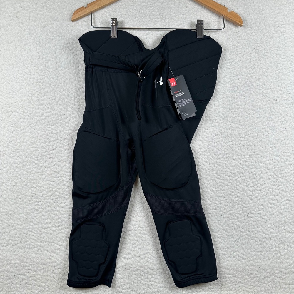 Under Armour Gameday Armour Integrated Football Pant Youth XL Black NWT